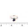 Abalone Shimmer Sleek Ring  - Size 9 on ruler for size reference. 