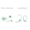 Earring back options 