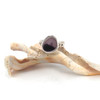 Purple Mystique Ultra Rare Sea Glass Swirl Ring - Size 9