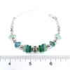 Olive and Blues Oasis Sea Glass Beaded Bracelet