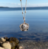 Buttercup Flower Sterling Silver charm necklace