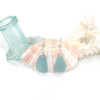 Aqua Sea Glass Simply Drilled Earrings