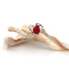 Red Sea Glass Serenity Ring - Size 9