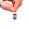 Rainbow Sea Glass 5 Piece Charm Six