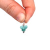 Sea Glass Birthstone Charm - 12 Birthstones Available held to the light