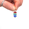 Rainbow Sea Glass 5 Piece Charm Two