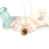Golden Honey Ultra Rare Sea Glass Drop Necklace