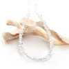 Herkimer Diamond Beaded Gemstone Necklace 16"-18" Length