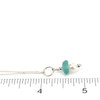 Sea Glass and Pearl Drop Charm on ruler for size reference. 
