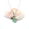 Sea Glass Nautical Charm Bezel Wrap Drop Anklet - choose the color and charm!