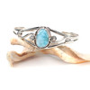 Larimar Ocean Swirl Cuff Bracelet