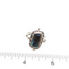 Abalone Square Ocean Ambience Ring - Size 9