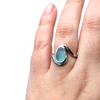 Serenity Sea Glass Engagement Ring 