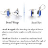 bezel wrap versus bezel set sea glass jewelry