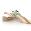 Seafoam Bright Sea Glass Serenity Ring - Size 9