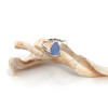 Cornflower Diamond Sea Glass Serenity Ring - Size 9
