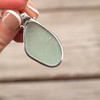 Insta Sale Seafoam Diamond Sea Glass Stonehenge Necklace - MM back view