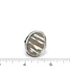 Abalone Grand Ring - Size 9 on ruler for size reference.