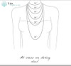 Necklace chain length options 