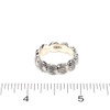 Sterling Silver Lita Scallop Shell Ring on ruler for size reference. 