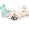 Sterling Silver and Peridot Stargazer Flower Necklace