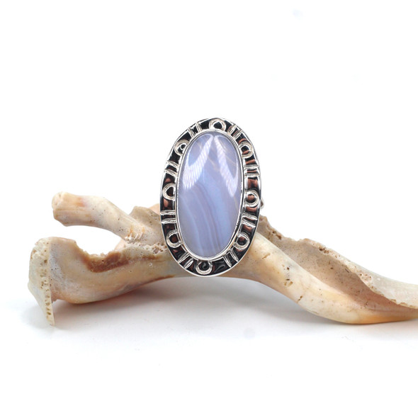 Lace Agate Enchanted Cove Ring - Size 9