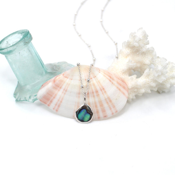 Abalone Gumdrop Charm