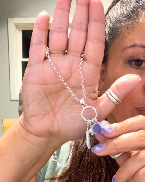 Sterling Silver Charm Holder Pendant Sterling Silver Charm Holder Pendant