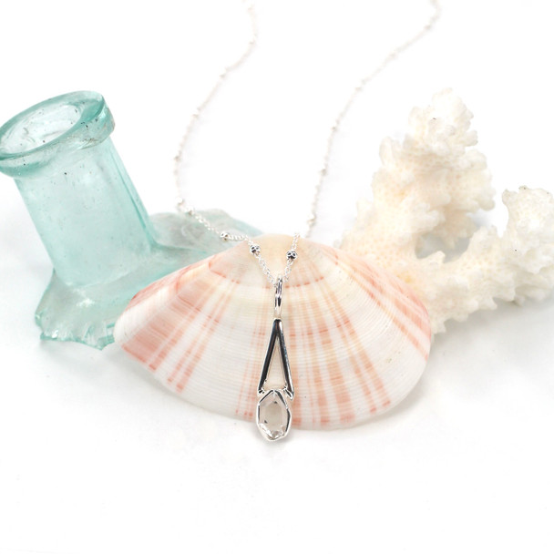 Herkimer Diamond Lunar Drop Charm #6