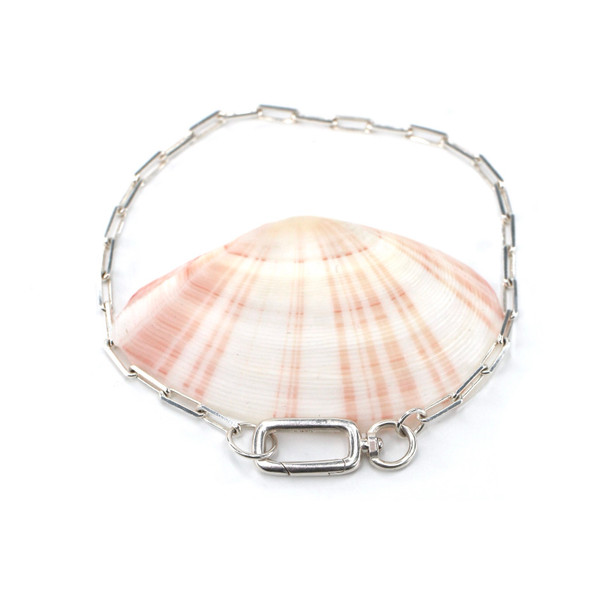 Sterling Silver Charm Holder Bracelet