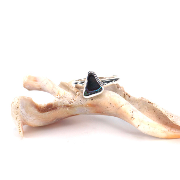 Abalone Mystique Sleek Ring  - Size 9