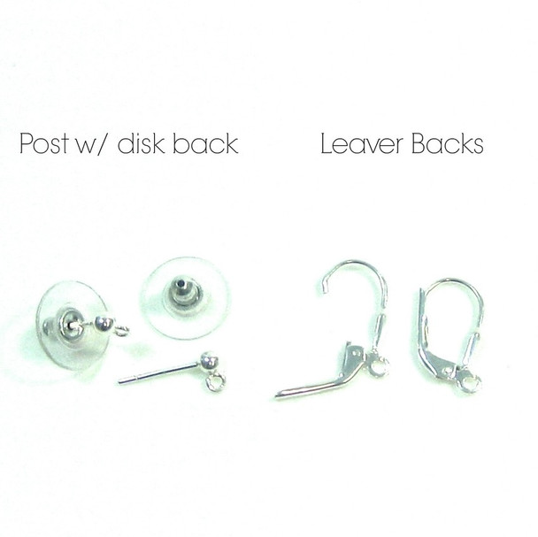 Earring back options 