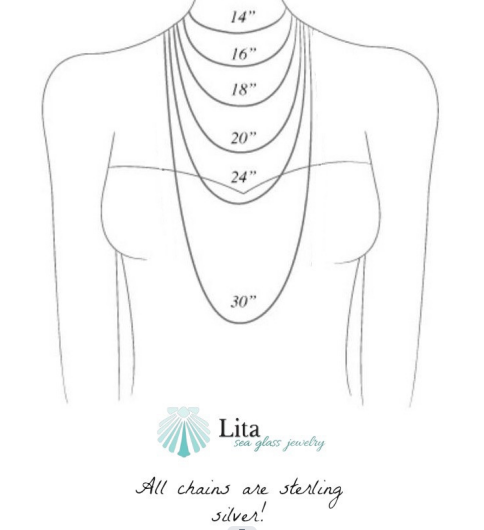 Necklace chain length options