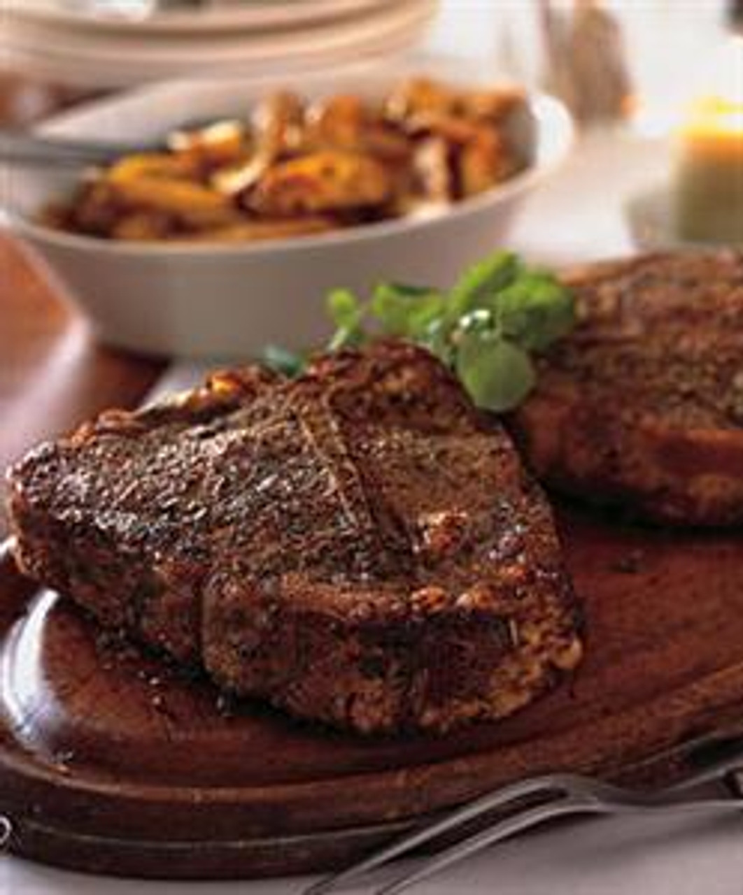 SpiceRoasted Porterhouse Steaks