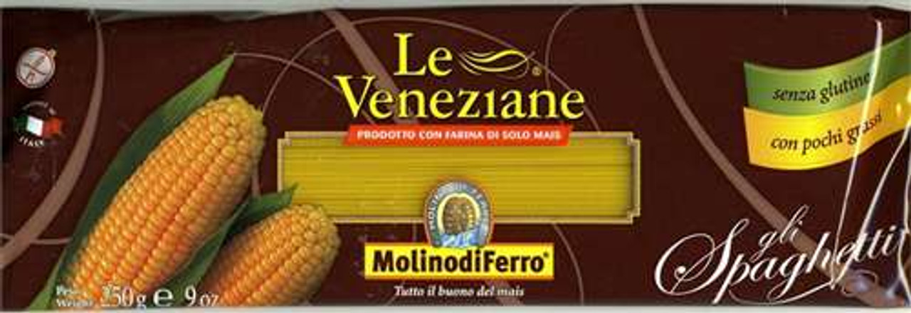 Le Veneziane Italian Gluten Free Corn Pasta Spaghetti imported