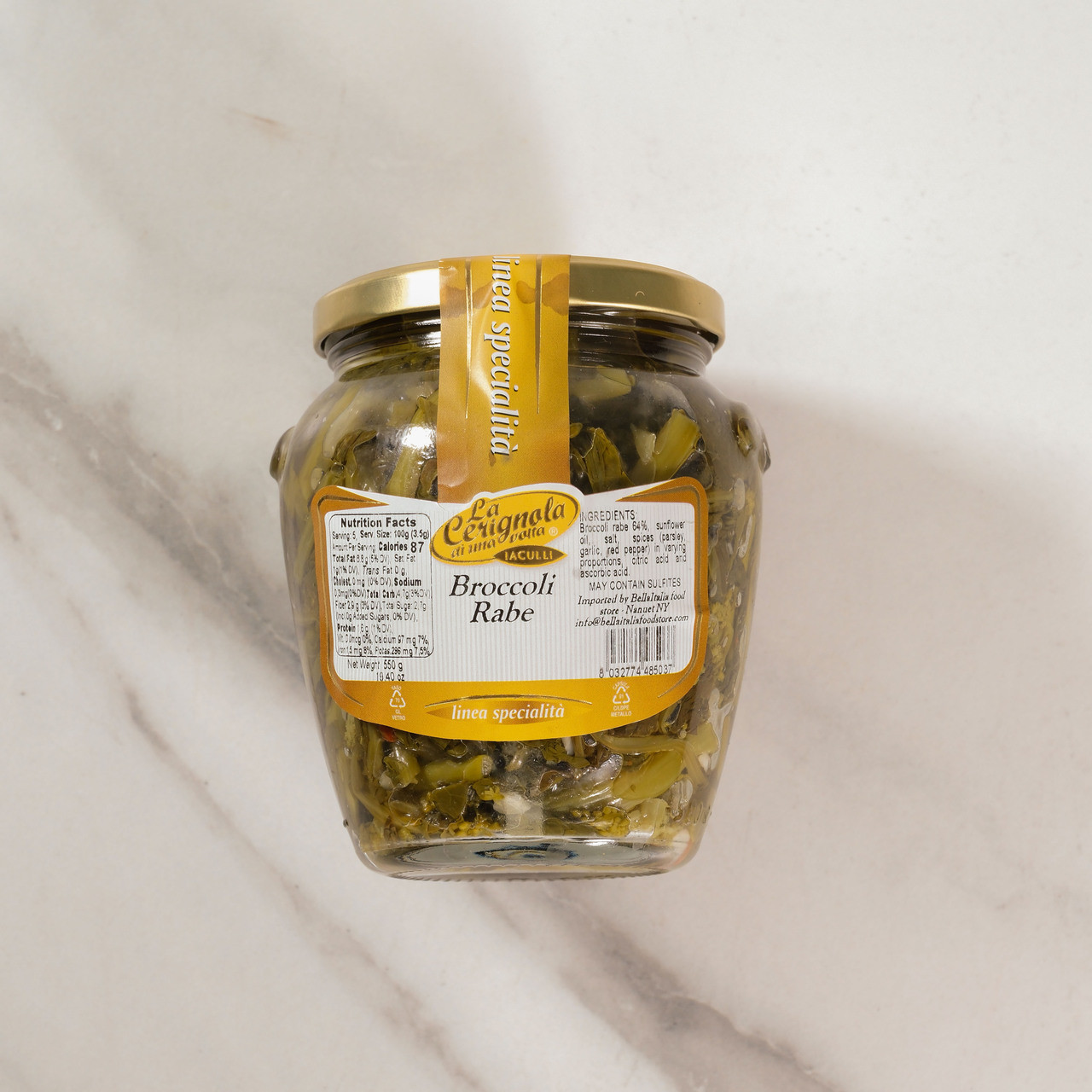 La Cerignola Jarred Broccoli Rabe - IBFoods.com