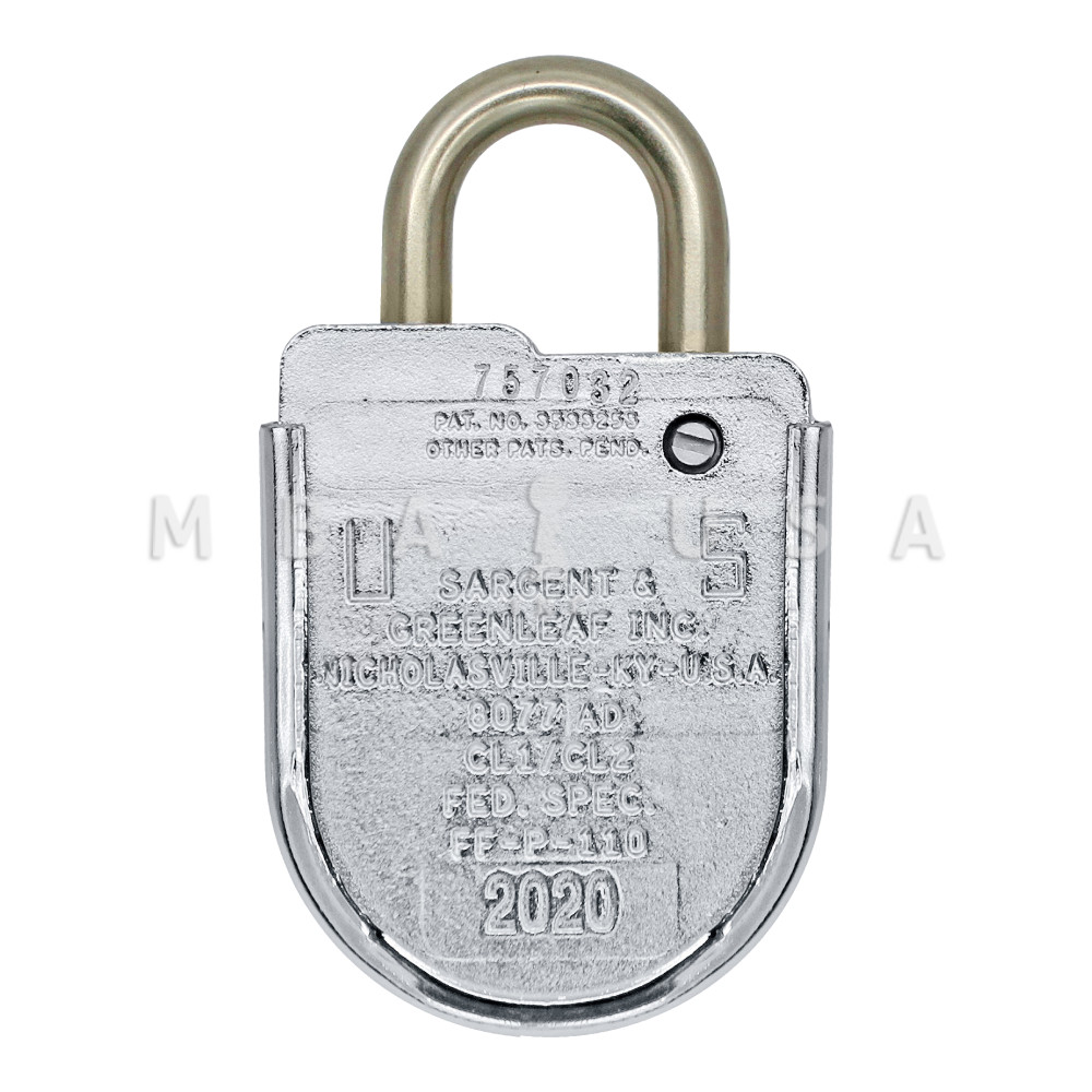 S&G 8077 Combination Padlock w/ Change Key