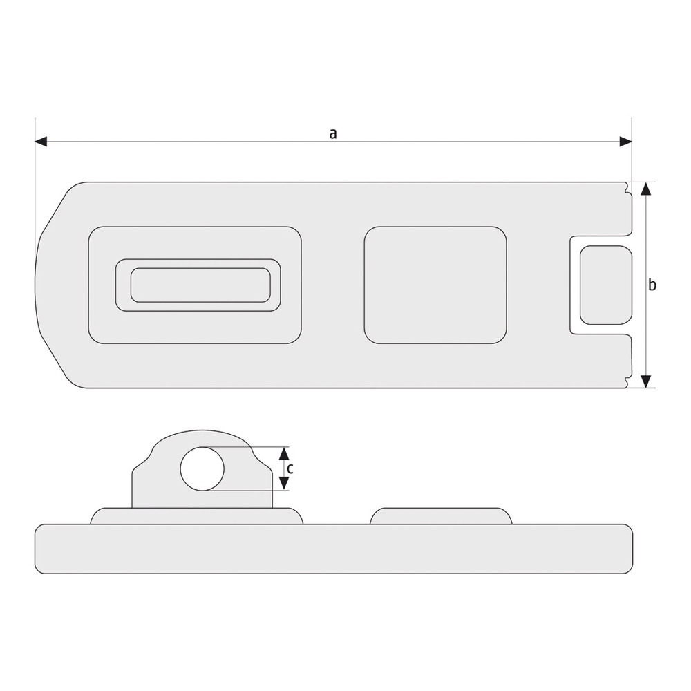 Porte-cadenas standard - Abus 