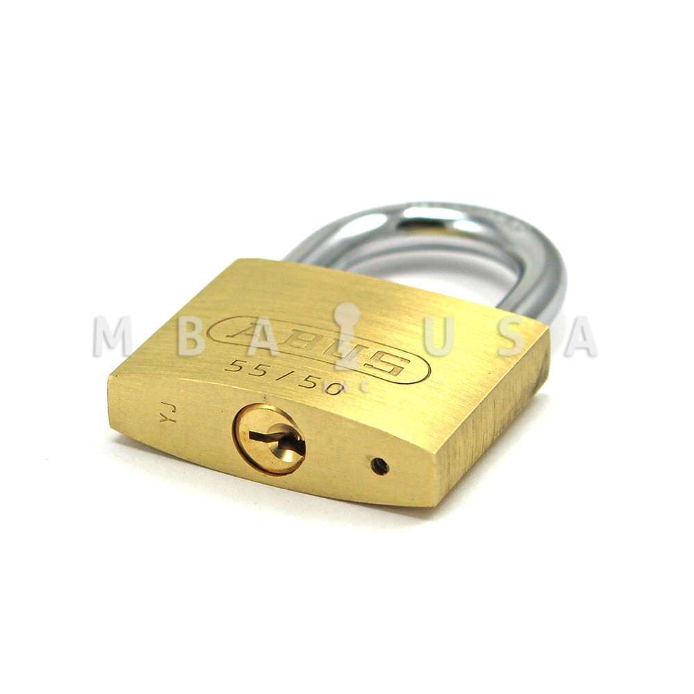 ABUS 55/25BKA Solid Brass Padlock —