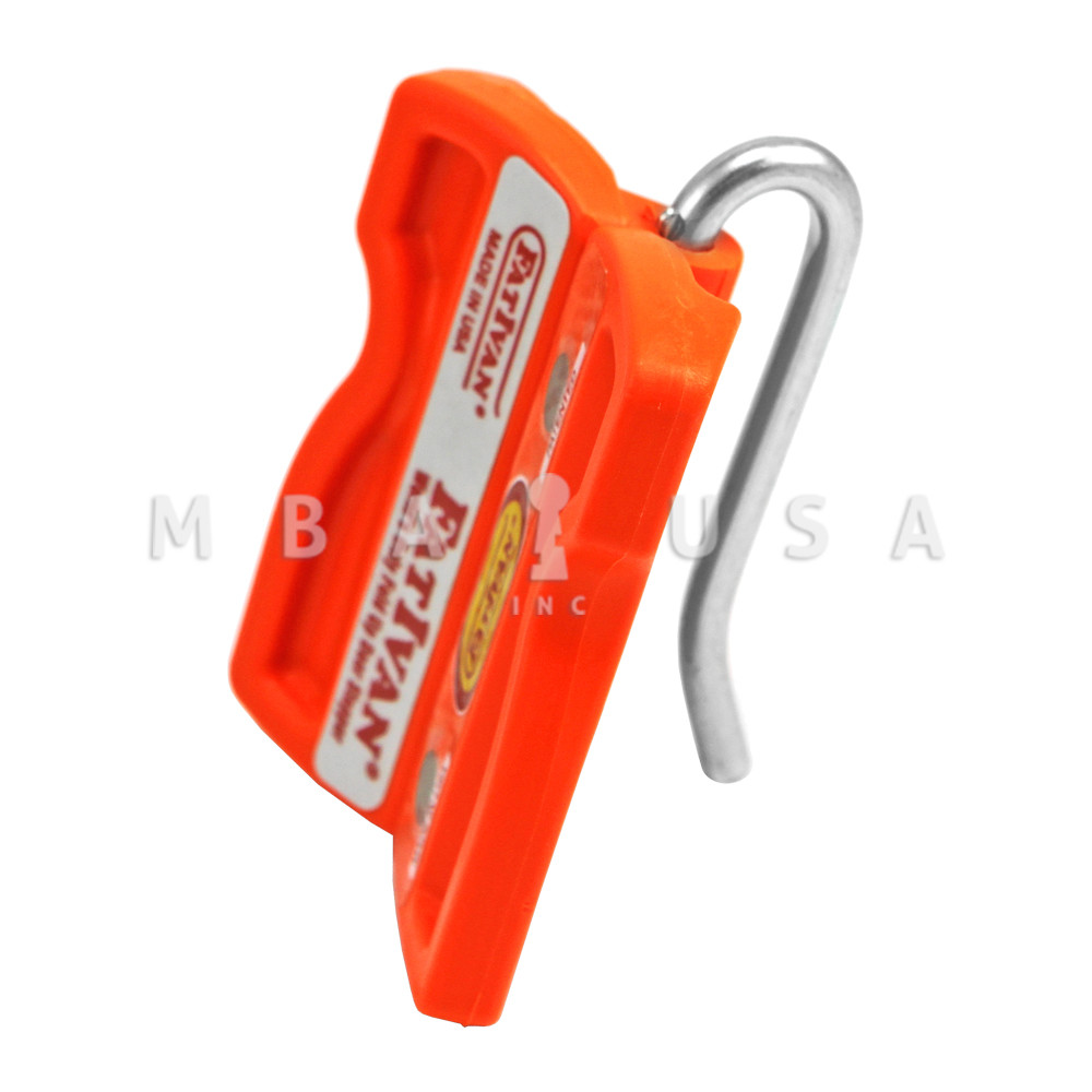 thumbnail image 2 of Original FatIvan Fold Up Door Chock & Magnet – Fat Ivan Door Stop Wedge – Bright Orange 2 of 5