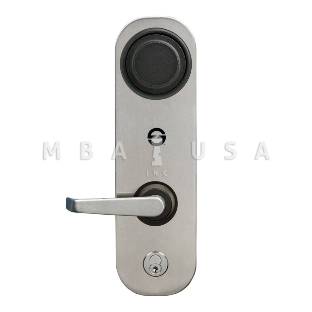 S&G 2890 Pedestrian Door Lock, Type 1, GSA Approved, Lever Exit, Kaba X-10  Lock, Outswing #2 Strike