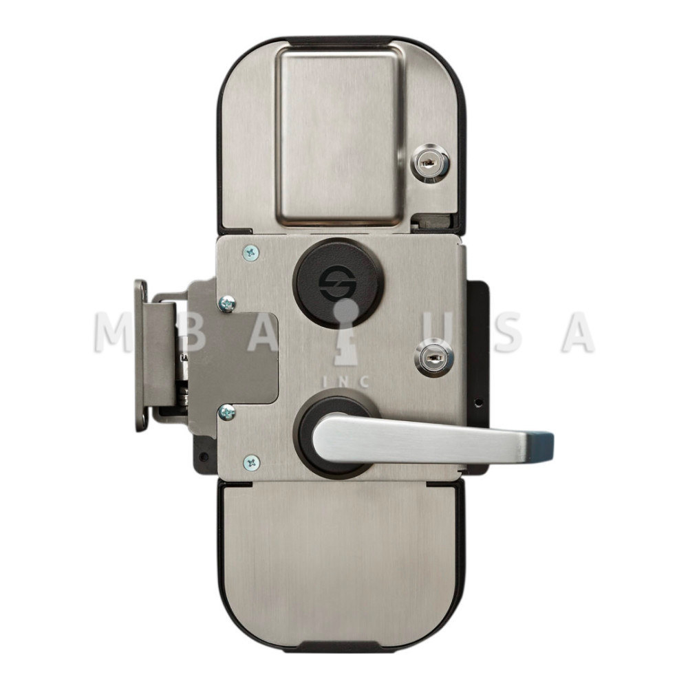 S&G 2890 Pedestrian Door Lock, Type 1, GSA Approved, Lever Exit, Kaba X-10  Lock, Outswing #2 Strike