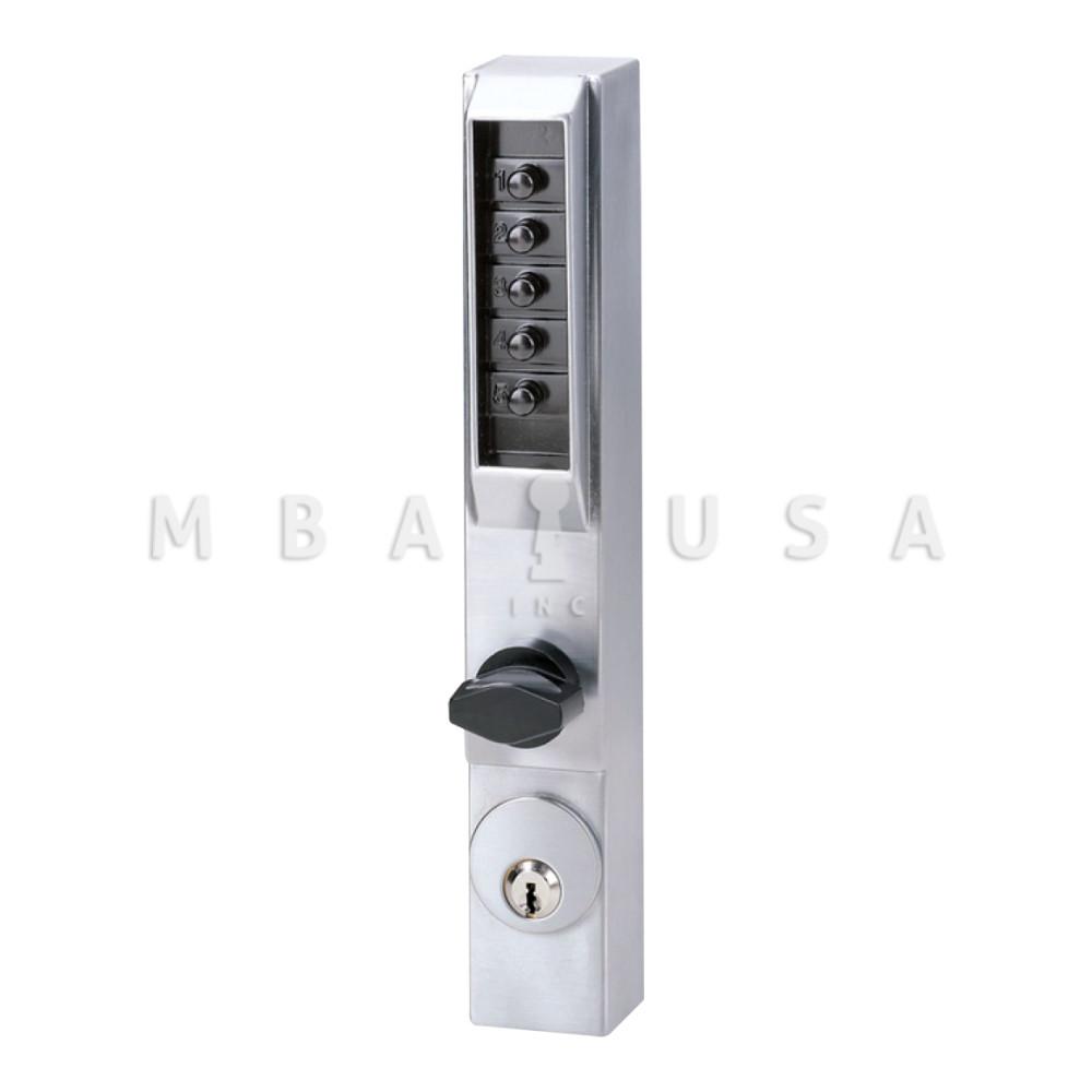 Simplex 9621C20-26D-41 Cross-Throw Push Button Cabinet Lock