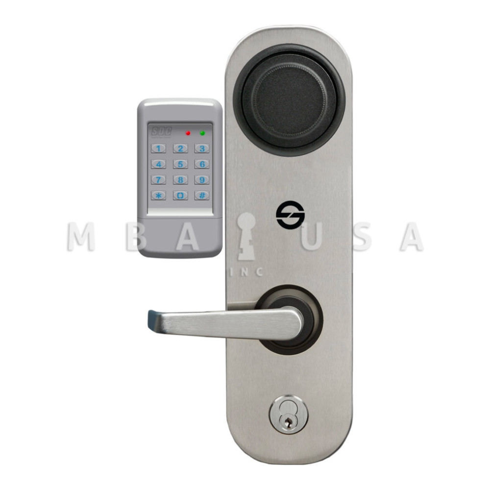 S&G 2890C, Lever Exit Device, Kaba X-10 Lock, Type I, Stand Alone 