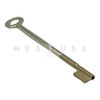 CAWI Steel/Nickel Silver Single Bitted Blank For 1839 Lock 180MM