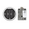 S&G Spartan Pivotbolt (Swingbolt) Package w/ 1-Battery Lighted Shoulder Screw Mounted Keypad, Chrome