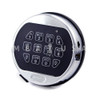 1-BATTERY KEYPAD, COMMUNICATION PORT, ROTATING, CHROME