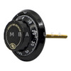 S&G 3-Wheel Lock Package w/ Front Reading Dial & Ring, Black & White