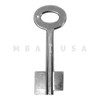 CAWI STEEL DOUBLE BITTED  KEY BLANK FOR 9-LEVER LOCK 72MM