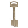 CAWI NICKEL SILVER DOUBLE BITTED KEY BLANK FOR 9, 11, 14 LEVER LOCKS 95MM